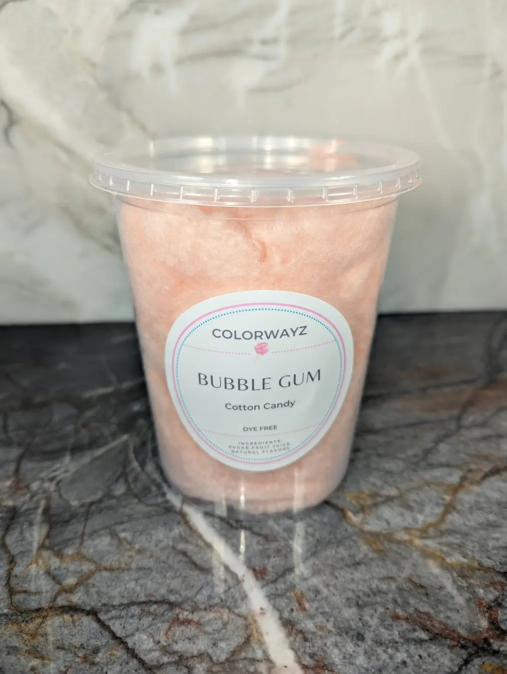 Colorwayz natural bubblegum cotton candy - dye free