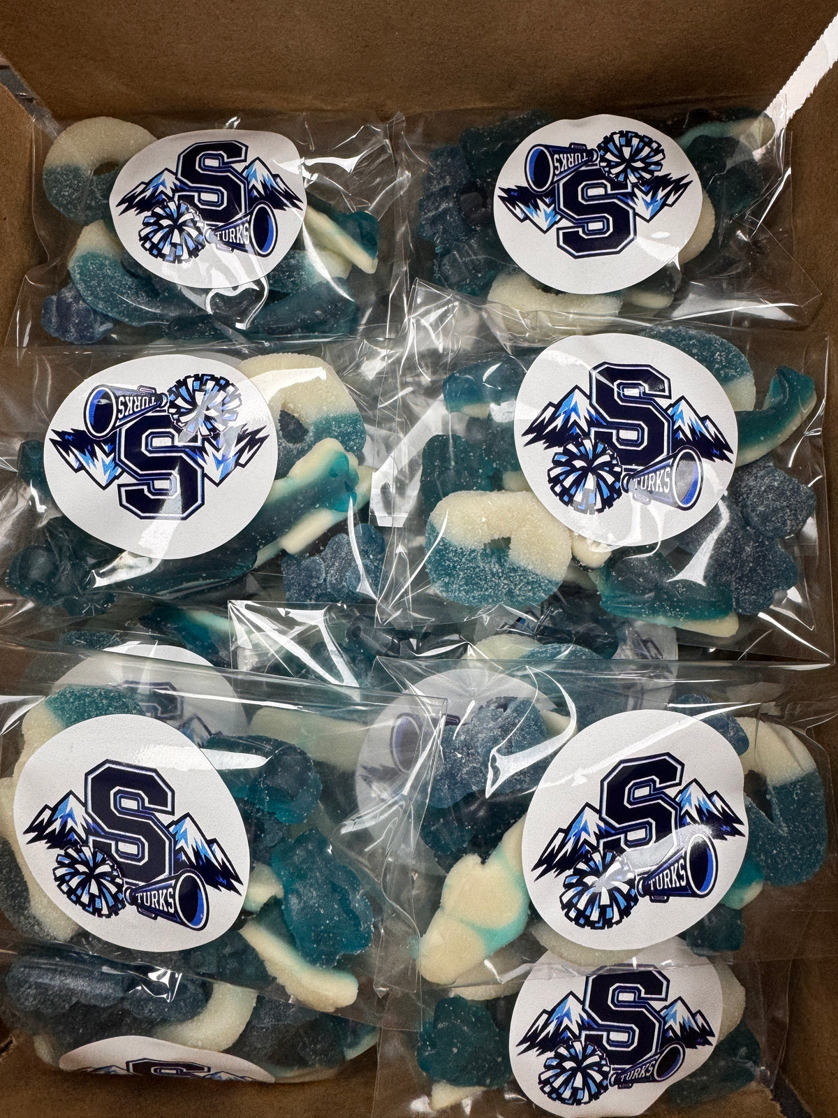 140 2ounce candy bags SYSA Cheer