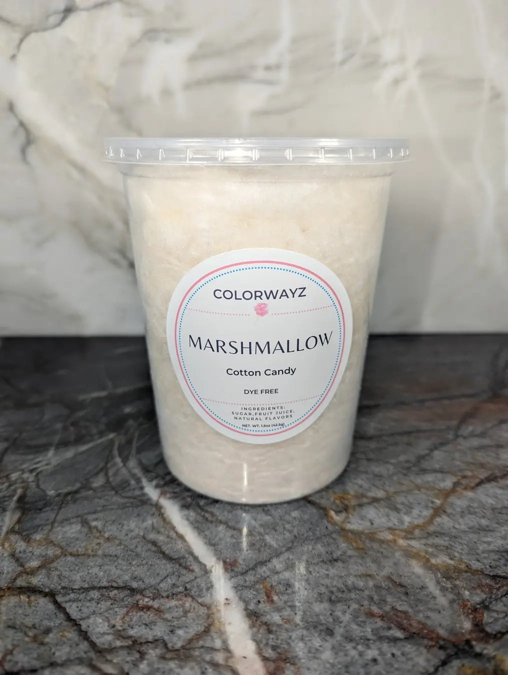 Colorwayz natural marshmallow cotton candy - dye free