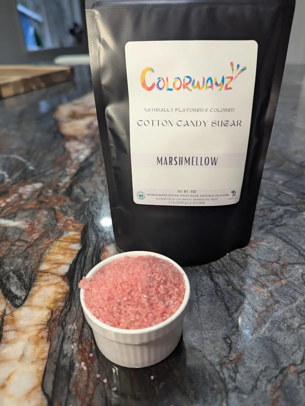 Naturally Flavored Marshmallow Cotton Candy Sugar