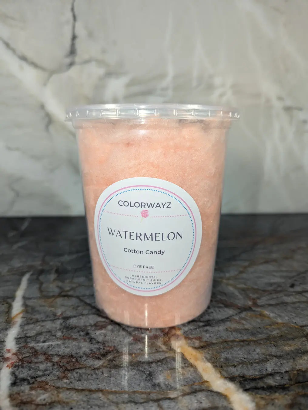 Colorwayz natural watermelon cotton candy - dye free