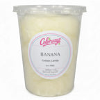 Colorwayz Banana cotton candy, dye-free cotton candy with light yellow color and natural banana flavor