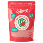 Pure Watermelon cotton candy sugar 8oz bag, dye-free and naturally flavored, Colorwayz Candy Co.